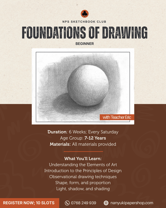 Foundations of Drawing- Beginner Art Class
