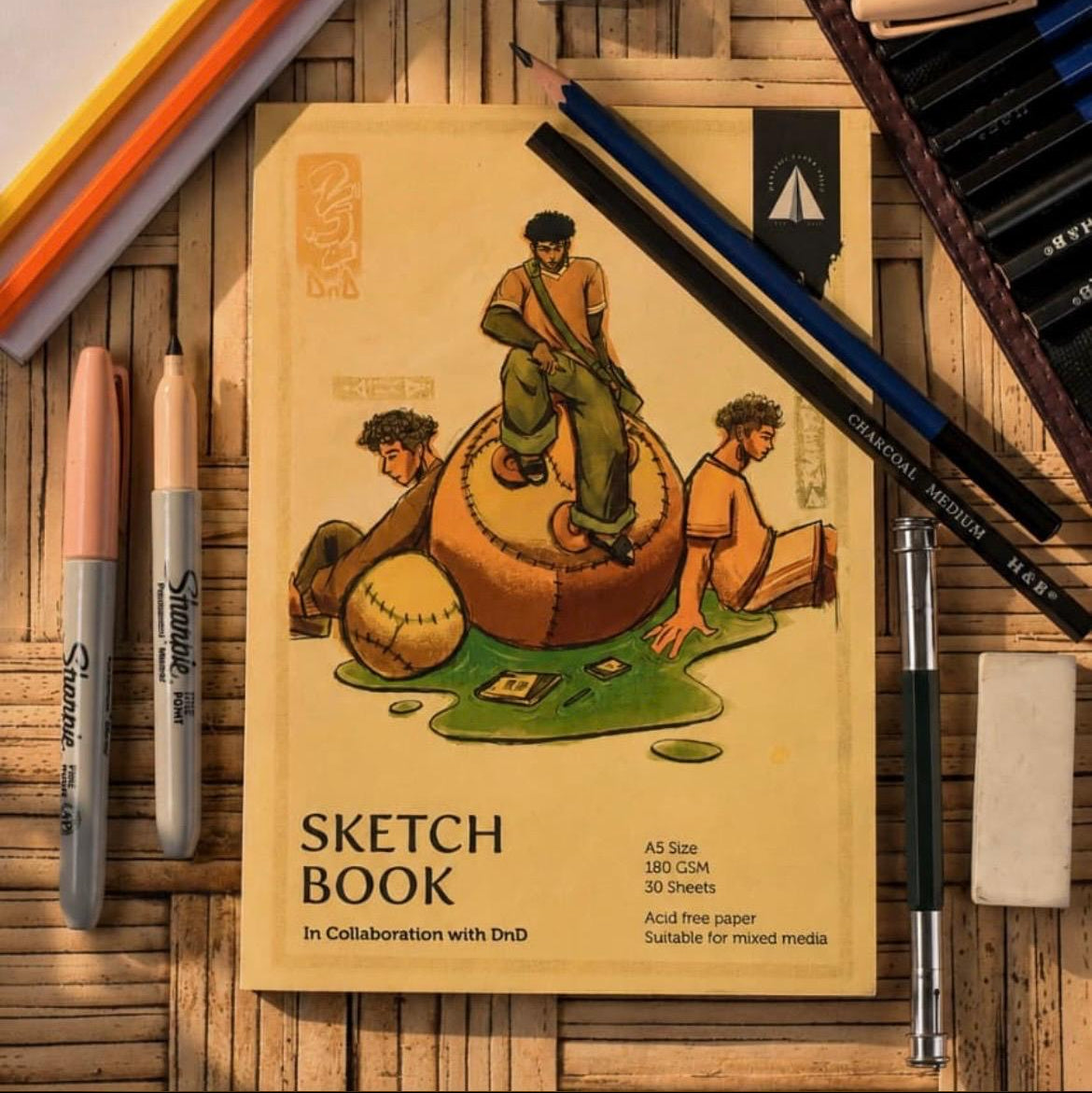 DnD x NPS Fresha Sketchbook- A5 Size